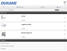 Tablet Screenshot of dukaneav.com